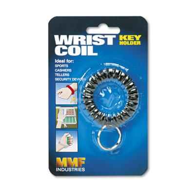 MMF SteelMaster Wrist Coil with Key Ring, Black