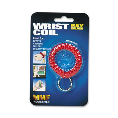 MMF SteelMaster Wrist Coil with Key Ring, Red