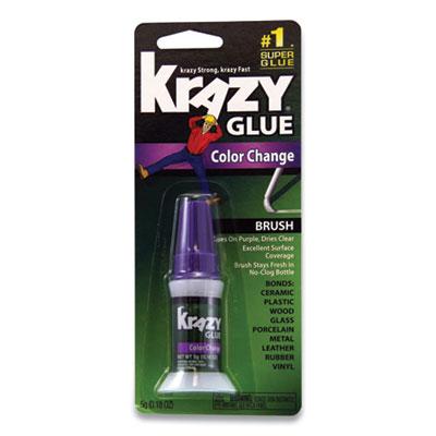 Krazy Color Change Brush On Glue, 0.18 oz, Dries Clear
