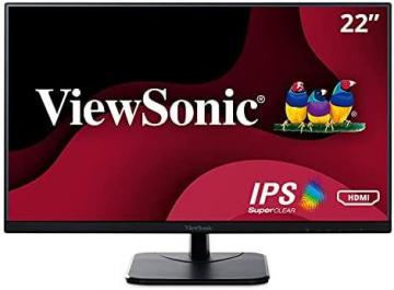 ViewSonic VA2256-MHD 22 Inch IPS 1080p Monitor with Ultra-Thin Bezels