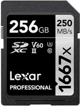 Lexar Professional 1667x 256GB SDXC UHS-II Card