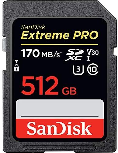 SanDisk 512GB Extreme PRO SDXC UHS-I Card