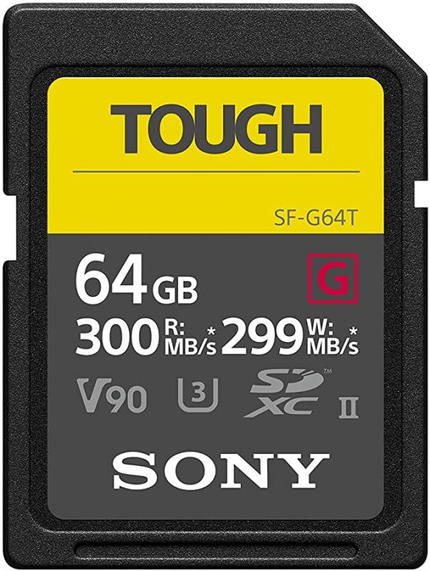 Sony 64GB SF-G series UHS-II U3 V90 SDHC Digital Memory Card