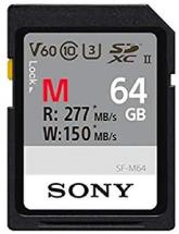 Sony 64GB M Series SDXC UHS-II Memory Card