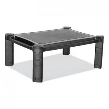 Innovera Large Monitor Stand with Cable Management, 12.99" x 17.1", Black