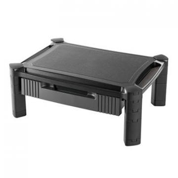 Innovera Large Monitor Stand with Cable Management and Drawer