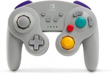 PowerA Wireless Officially Licensed GameCube Style Controller/Super Smash Bros. Grey