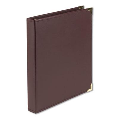 Samsill Classic Collection Ring Binder, 3 Rings, 1" Capacity, 11 x 8.5, Burgundy