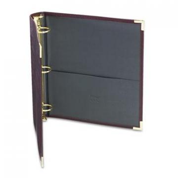 Samsill Classic Collection Ring Binder, 3 Rings, 1.5" Capacity, 11 x 8.5, Burgundy