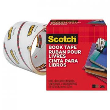3M Scotch Book Tape, 3" Core, 3" x 15 yds, Clear