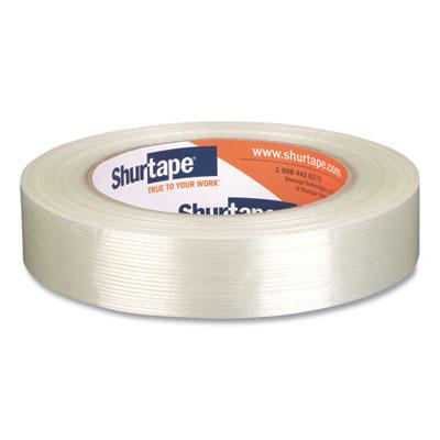 Shurtape GS 500 Utility Grade Fiberglass Reinforced Strapping Tape, 0.94" x 60.15 yds, White, 36