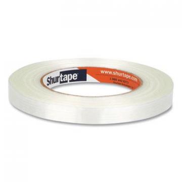 Shurtape GS 500 Utility Grade Fiberglass Reinforced Strapping Tape, 0.47" x 60.15 yds, White, 72
