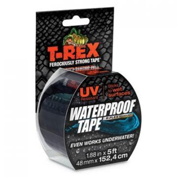 Shurtape T-Rex Waterproof Tape, 3" Core, 2" x 5 ft, Black