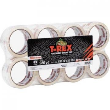 Shurtape T-Rex Packaging Tape, 1.88" Core, 1.88" x 35 yds, Crystal Clear, 8/Pack