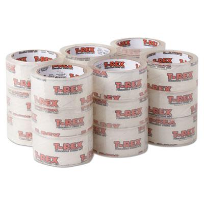 Shurtape T-Rex Packaging Tape, 1.88" Core, 1.88" x 35 yds, Crystal Clear, 18/Pack