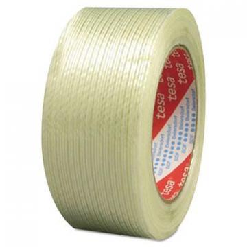 Tesa 319 Performance Grade Filament Strapping Tape, 1" x 60 yds, Clear