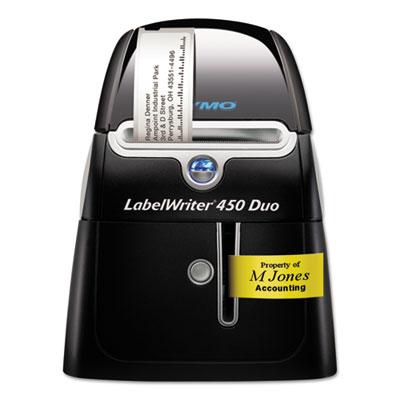 Dymo LabelWriter 450 DUO Printer, 2 3/10" Labels, 71 Label/Min, 5.5w x 7.8d x 7.30h (1752267)