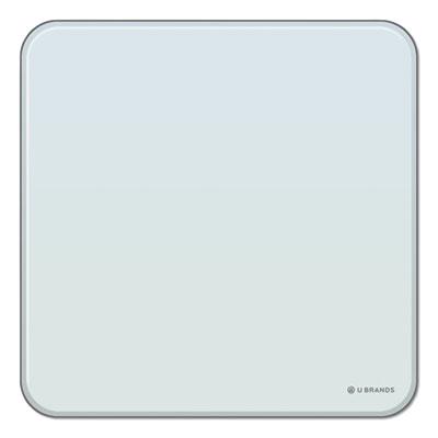 U Brands Cubicle Glass Dry Erase Board, 12 x 12, White (3690U0001)