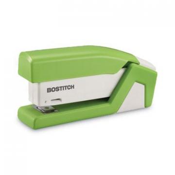Bostitch Paperpro InJoy Spring-Powered Compact Stapler, 20-Sheet Capacity, Green