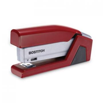 Bostitch Paperpro InJoy Spring-Powered Compact Stapler, 20-Sheet Capacity, Red