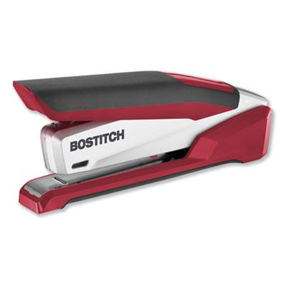 Bostitch Paperpro InPower Spring-Powered Premium Desktop Stapler, 28-Sheet Capacity, Red/Silver