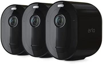 Arlo Pro 4 Spotlight Camera - 3 Pack - Wireless Security, 2K Video & HDR