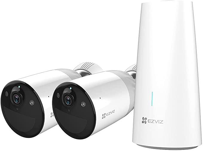 EZVIZ BC1 2-Cam Kit Security Camera Outdoor Wireless, 365 Days Battery Life, Waterproof