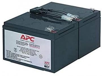 APC UPS Battery Replacement, RBC6, for APC Smart-UPS SMT1000, SMC1500, SMT1000C, Black