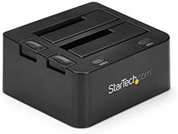 StarTech USB 3.0 Dual Hard Drive Docking Station with UASP for 2.5 3.5in HDD SSD