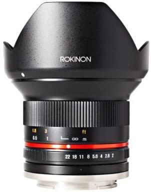 Rokinon 12mm F2.0 NCS CS Ultra Wide Angle Lens Sony E-Mount, Black