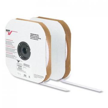 Velcro Sticky-Back Fasteners, Hook Side, 1" x 75 ft, White