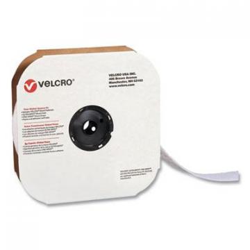 Velcro Sticky-Back Fasteners, Loop Side, 2" x 75 ft, White