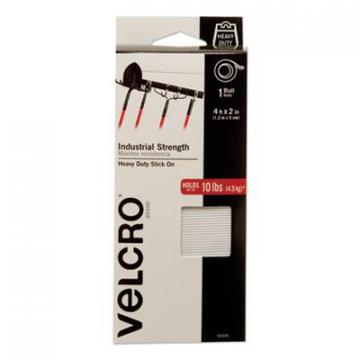 Velcro Industrial-Strength Heavy-Duty Fasteners, 2" x 4 ft, White