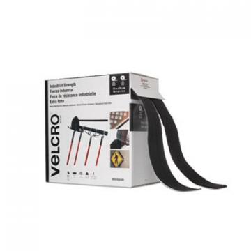 Velcro Industrial-Strength Heavy-Duty Fasteners, 2" x 49 ft, Black