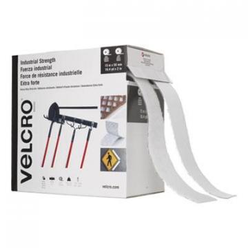 Velcro Industrial-Strength Heavy-Duty Fasteners, 2" x 49 ft, White