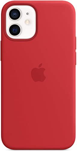 Apple Silicone Case with MagSafe (for iPhone 12 Mini) - (Product) RED
