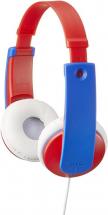 JVC Tiny Phones Kids Stereo Headphones with Volume Limiter, Blue/Red