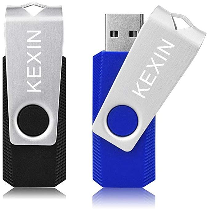 KEXIN 32GB USB Flash Drives 2 Pack 32GB Memory Stick