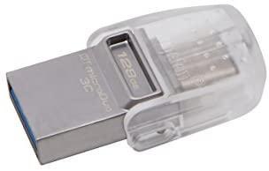Kingston Digital 128GB Data Traveler Micro Duo USB 3C Flash Drive