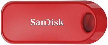 SanDisk Cruzer Snap 32 GB USB Flash Drive - Red