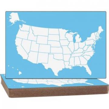 Flipside Products Flipside U.S. Map Dry-erase Board (11222)