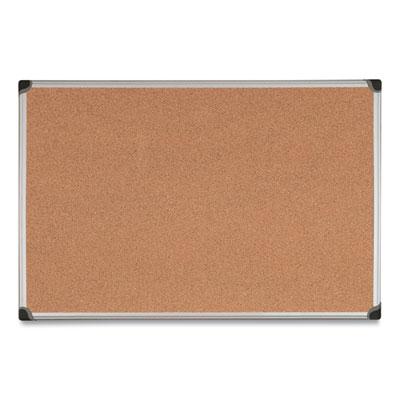 Bi-silque MasterVision Value Cork Bulletin Board with Aluminum Frame, 48 x 72, Natural (CA271170)