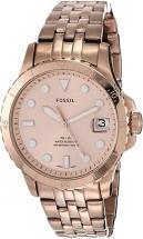 Fossil Women's FB-01 Stainless Steel Dive-Inspired Casual Quartz Watch