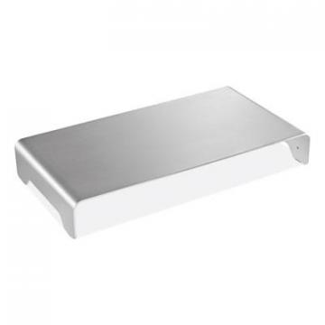 Innovera Slim Aluminum Monitor Riser, 15 3/4 x 8 1/4 x 2 1/2, Silver