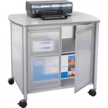 Safco 1859GR Impromptu Deluxe Machine Stand with Doors