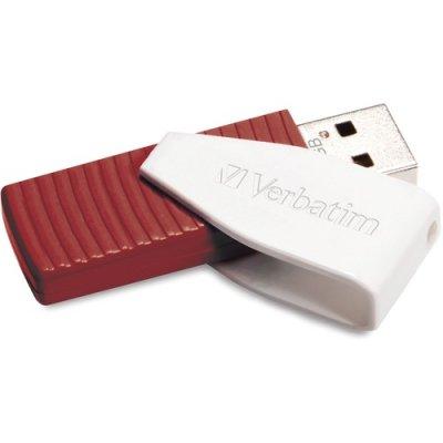 Verbatim 16GB Swivel USB Flash Drive - Red