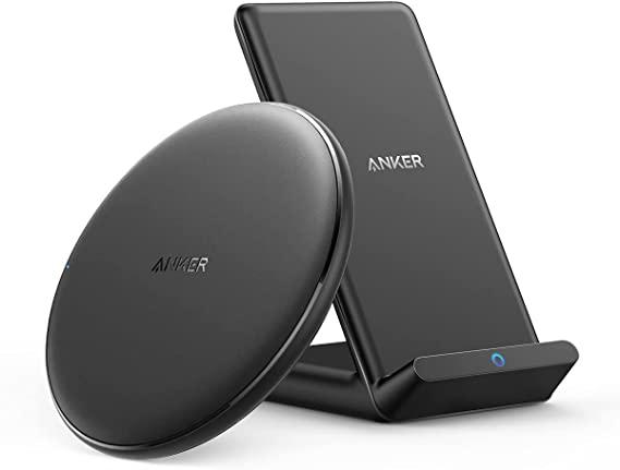 Anker Wireless Chargers Bundle, PowerWave Pad & Stand
