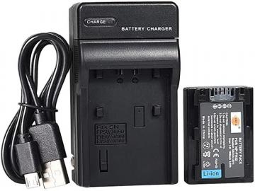 DSTE NP-FH50 Li-ion Battery and Micro USB Charger Suit for Sony