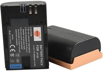 DSTE LP-E6 Li-Ion Battery Compatible