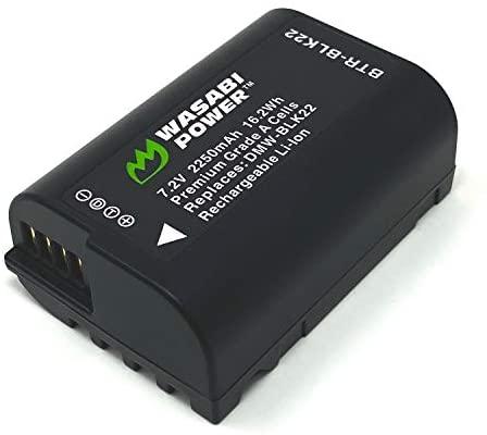 Wasabi Power Battery for Panasonic DMW-BLK22 and Panasonic Lumix DC-S5 and Panasonic Lumix GH5 II
